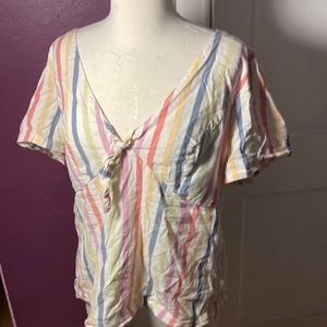 Candy stripe blouse